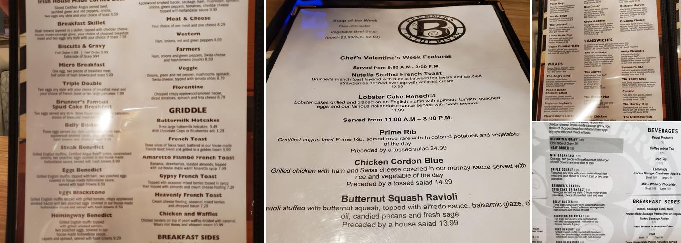 Copper River Menu