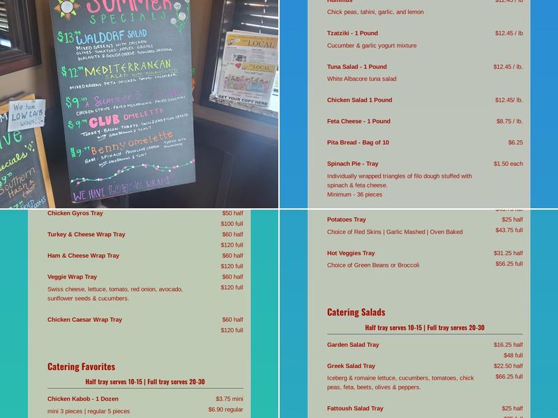 Red Olive Restaurant - Howell Menu