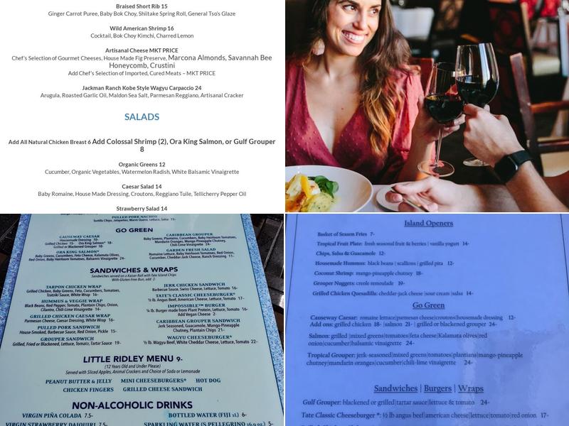 Tate Island Grill Menu