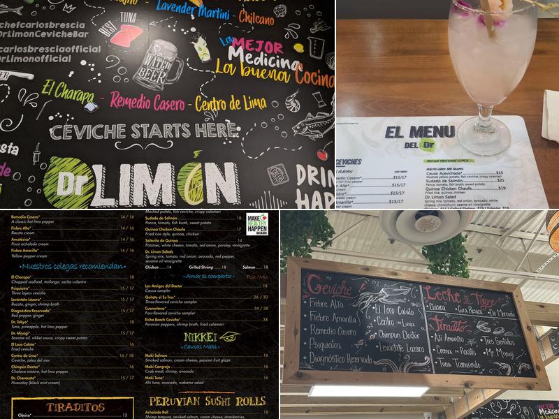Dr. Limon Ceviche Bar - FIU Menu