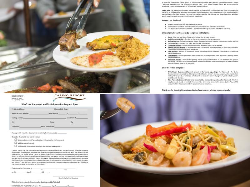 Spring River Buffet Menu