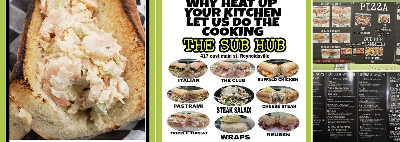 THE SUB HUB Menu