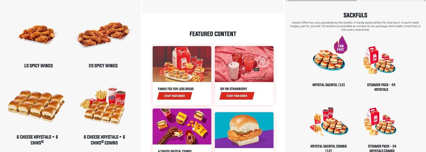 Krystal Menu