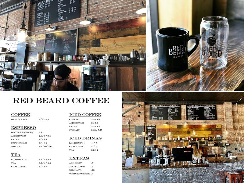 Red Beard Coffee Menu