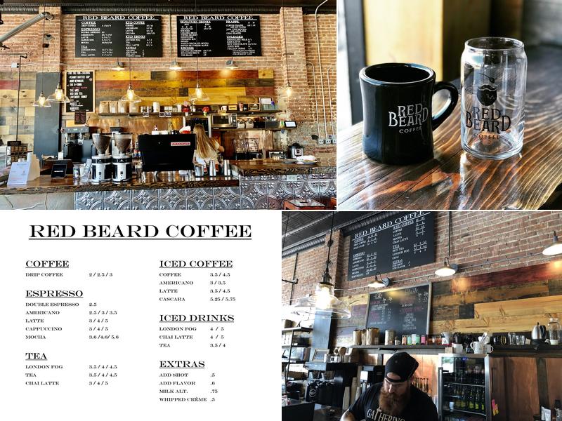 Red Beard Coffee Menu