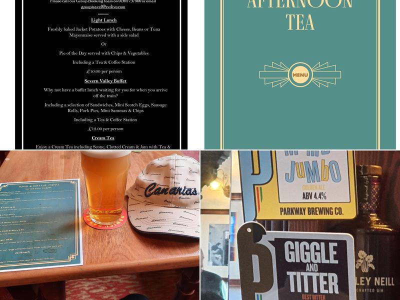 The King & Castle Menu