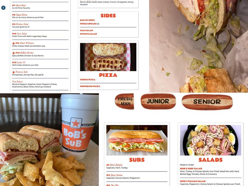 Bob's Sub Menu