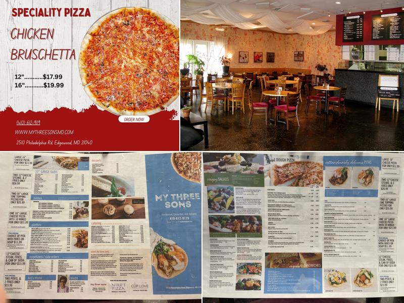 My Three Sons Menu