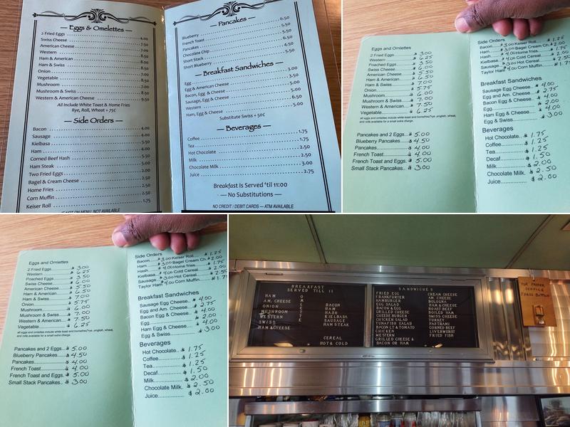 Robin Hood Diner Menu