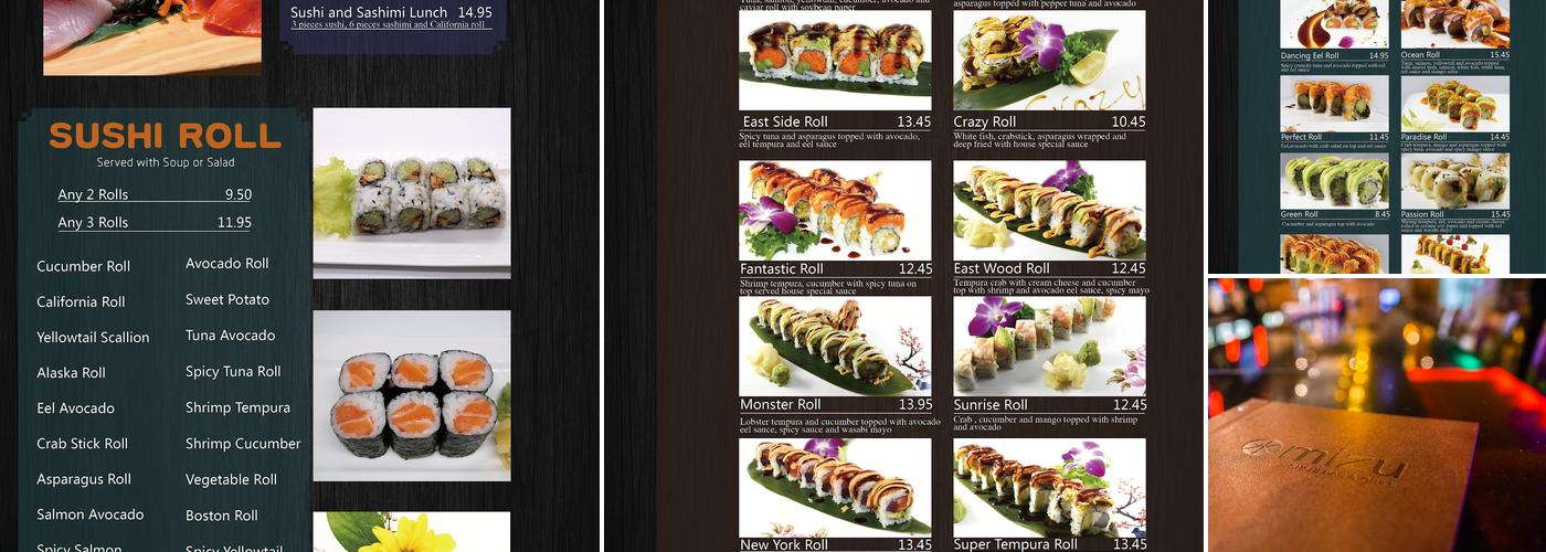 Mizu Sushi Bar & Grill Menu