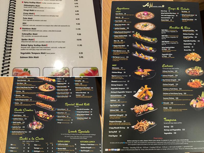 Aji Menu