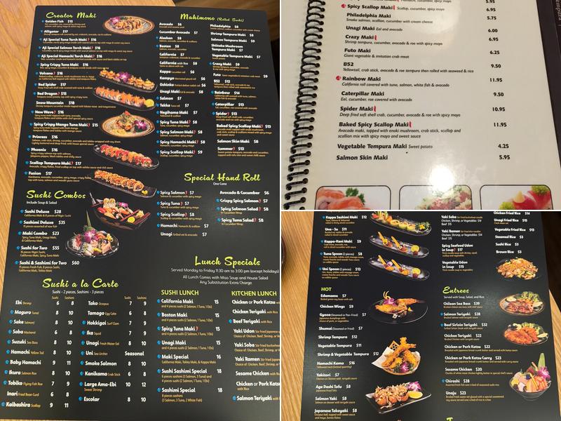 Aji Menu