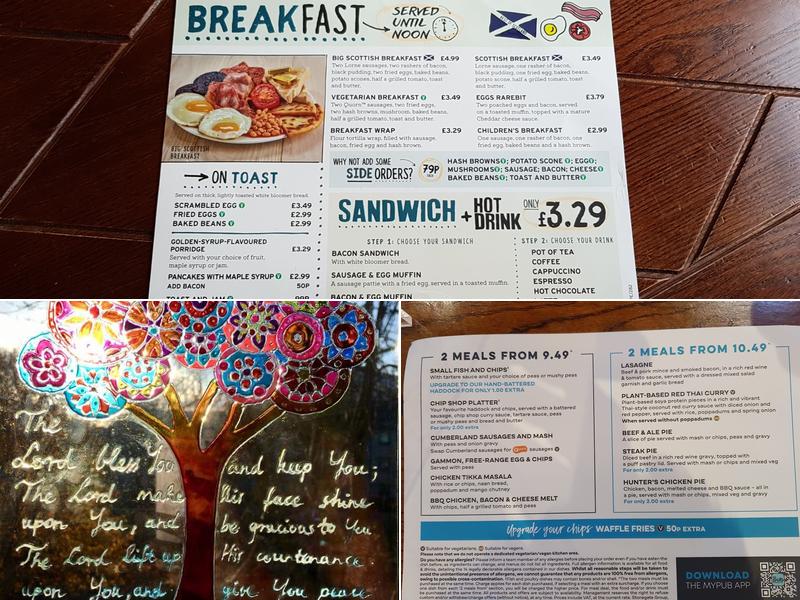 Foundry aberdeen Menu