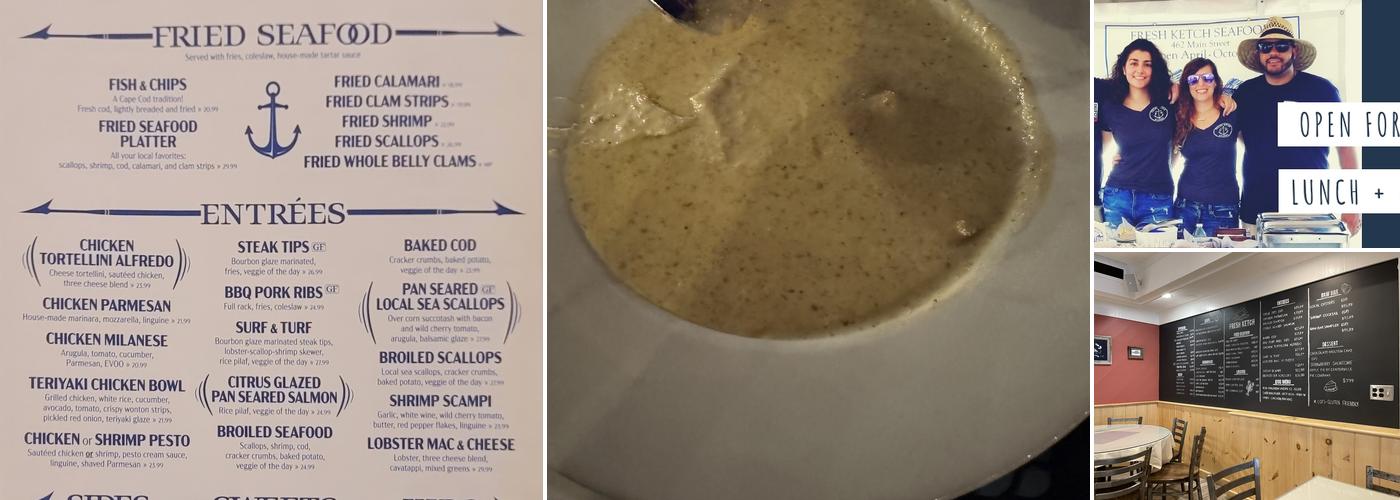 Fresh Ketch Menu