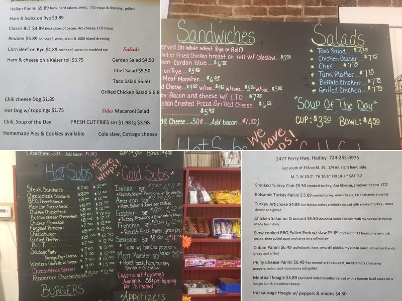 Dawn's Deli Menu