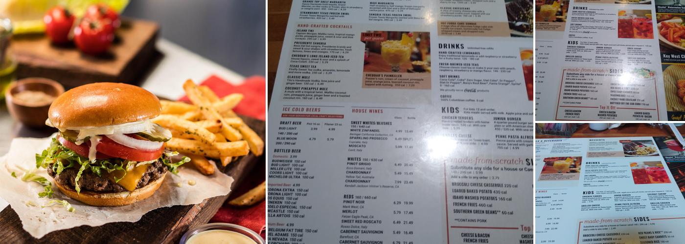 Cheddar's Scratch Kitchen Menu