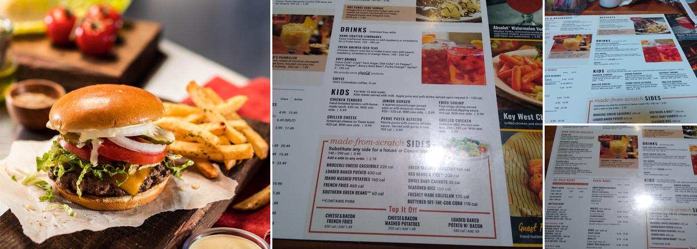Cheddar's Scratch Kitchen Menu