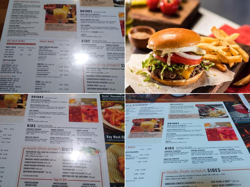 Cheddar's Scratch Kitchen Menu