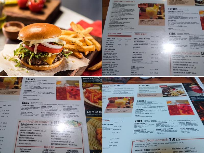 Cheddar's Scratch Kitchen Menu