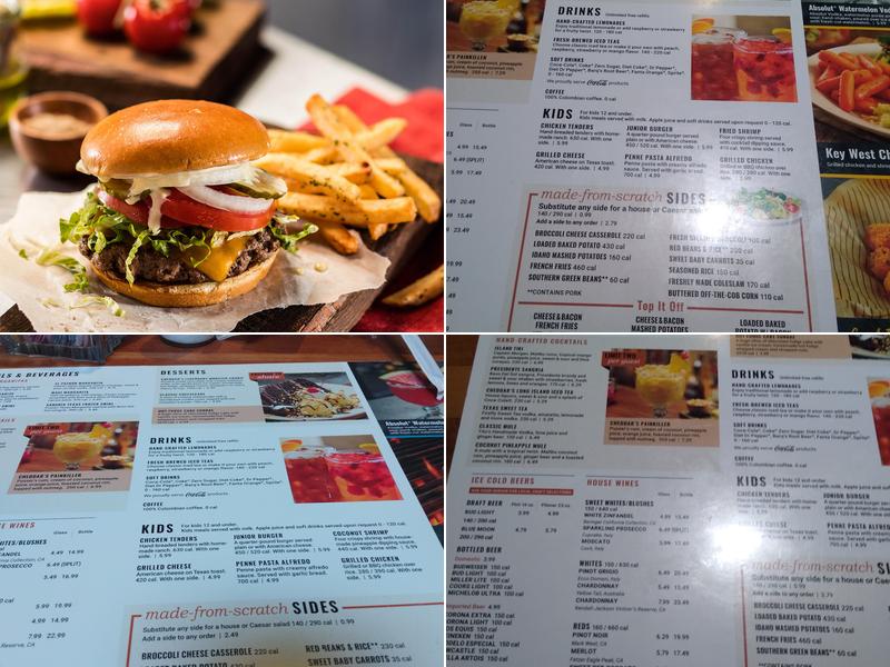 Cheddar's Scratch Kitchen Menu