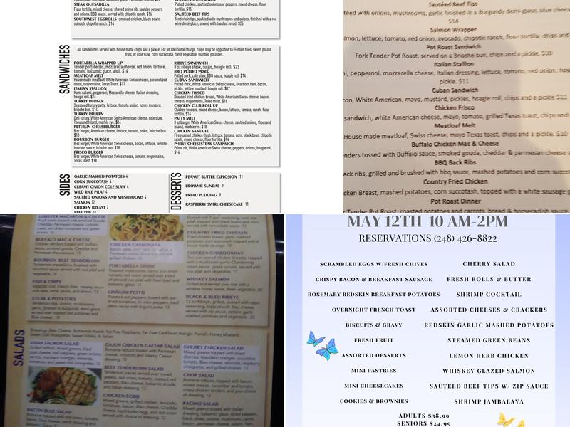 Peterlins Menu
