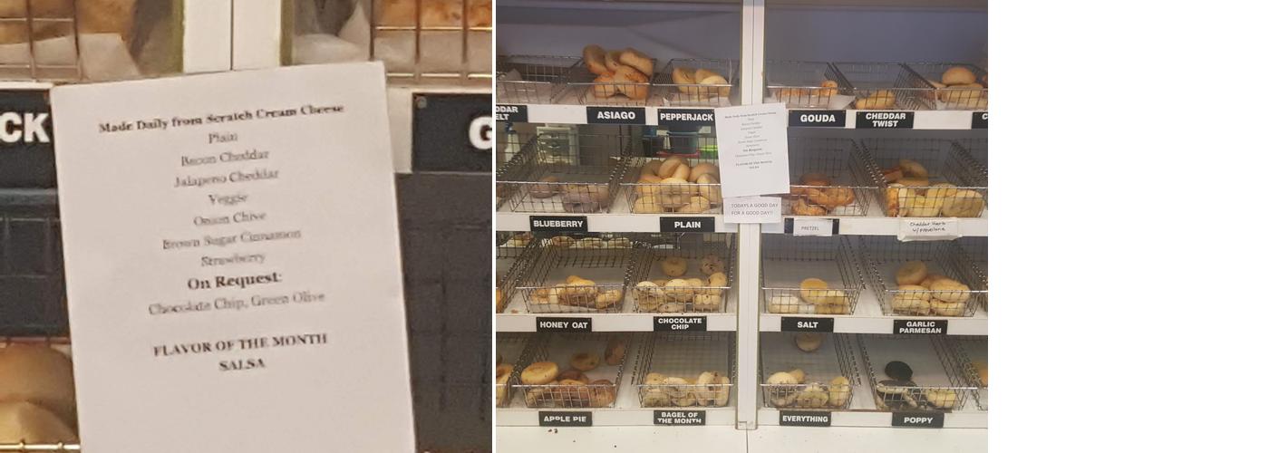 Big Apple Bagels Menu