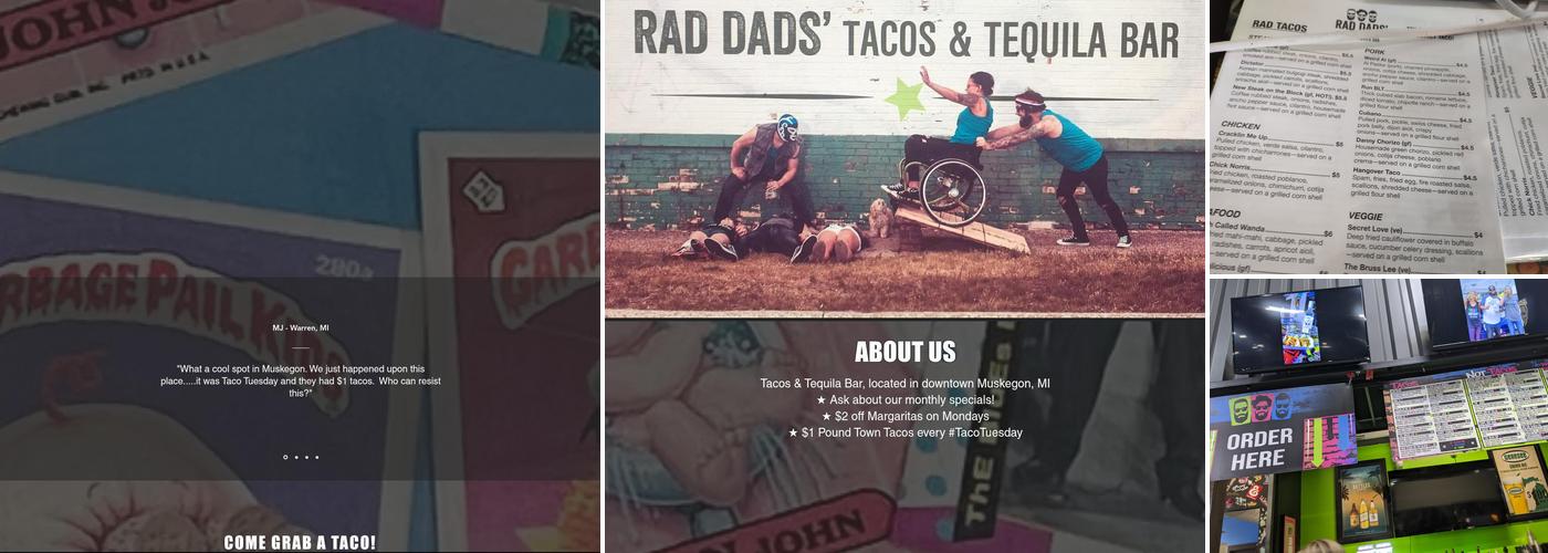 RAD DADS' Tacos & Tequila Bar Menu