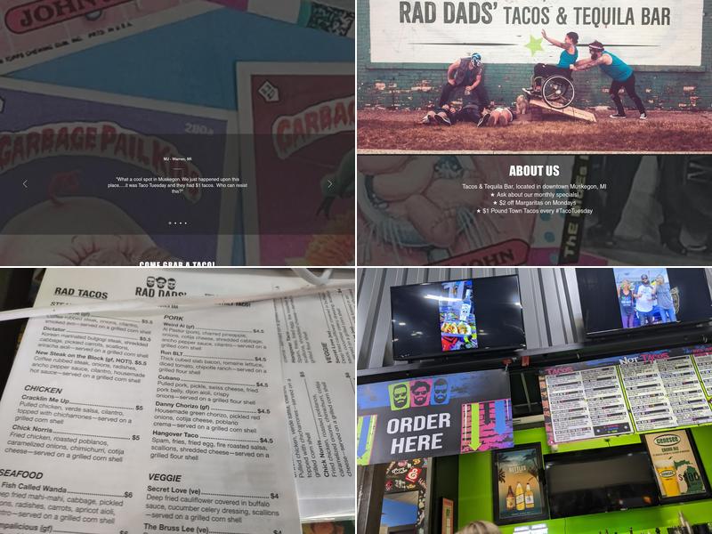 RAD DADS' Tacos & Tequila Bar Menu