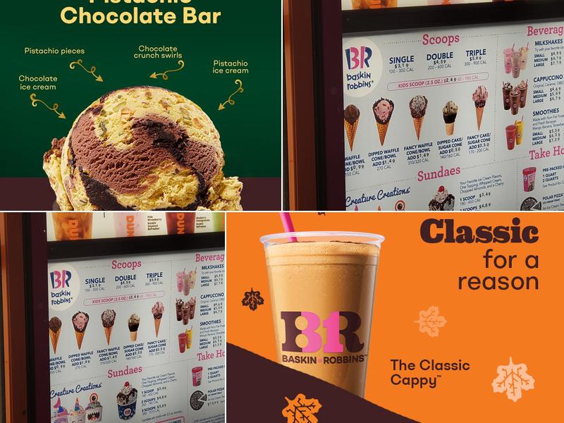Baskin-Robbins Menu