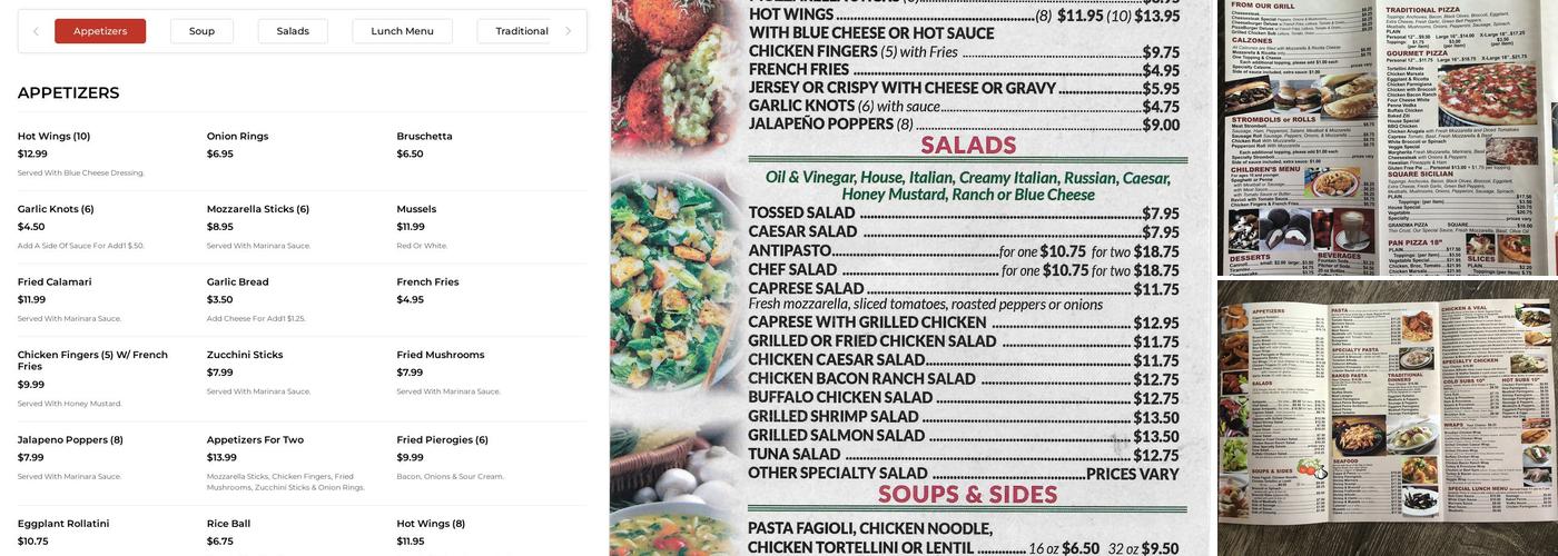 Franks Pizza And Italian Restaurant Menu