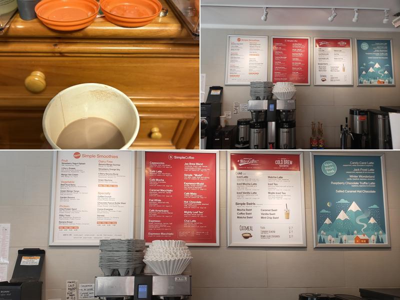 Simple Coffee Menu
