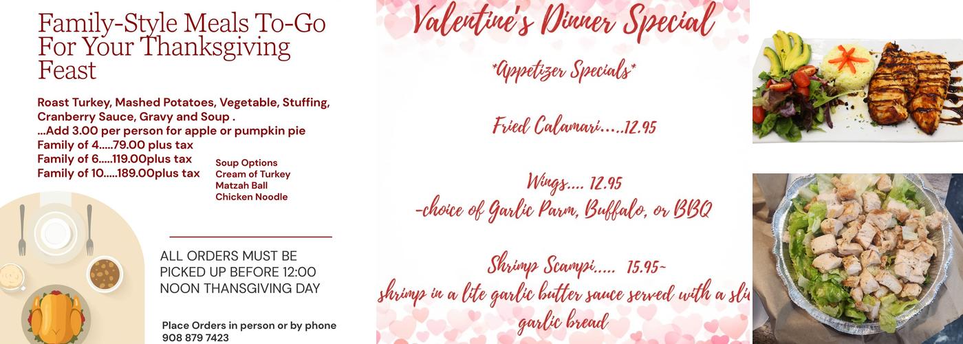 Chester Diner Menu