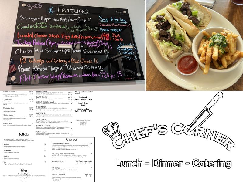 Chef's Corner Menu