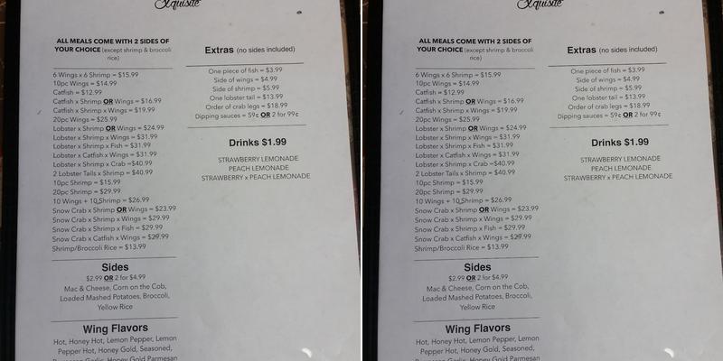 Uncle Moe's Menu