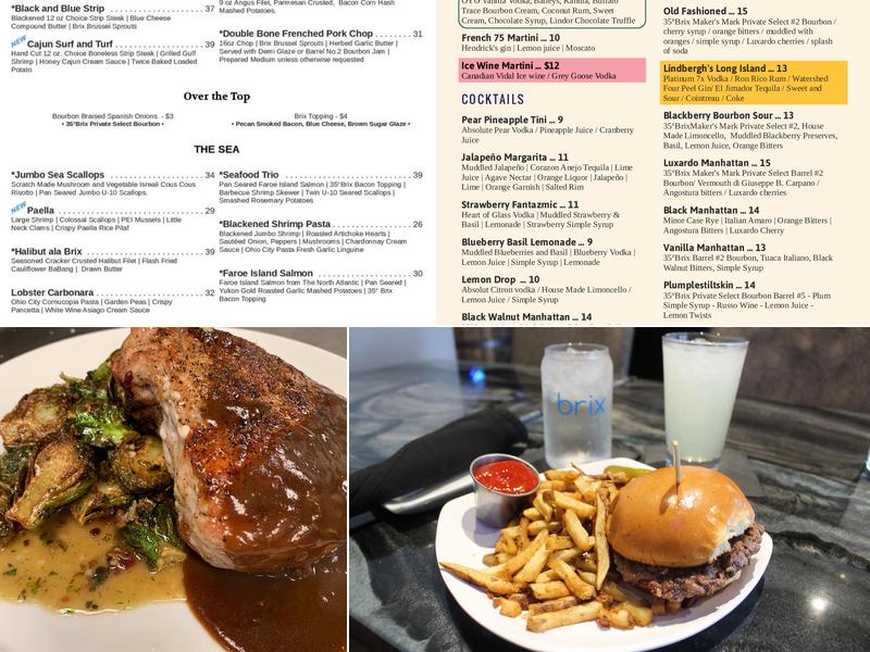 35 Brix Menu