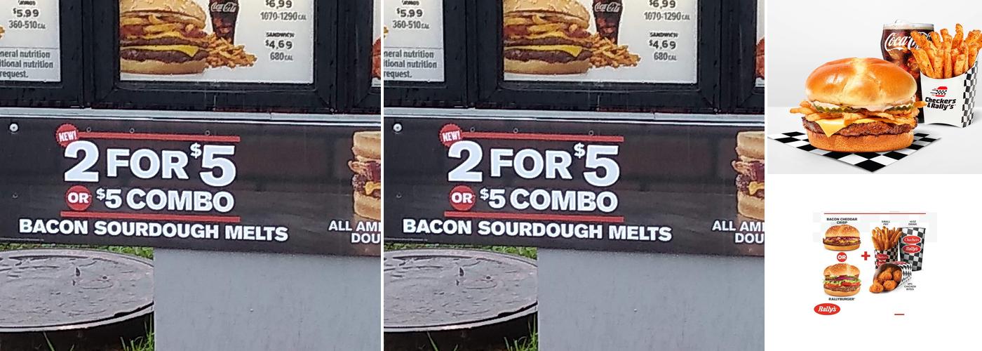 Checkers Menu