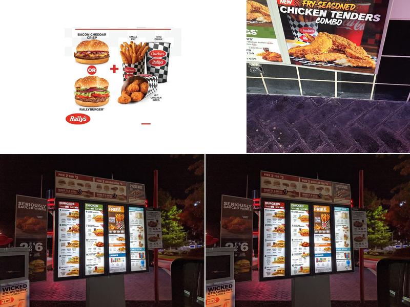 Checkers Menu