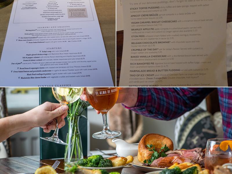 The Three Crowns Menu