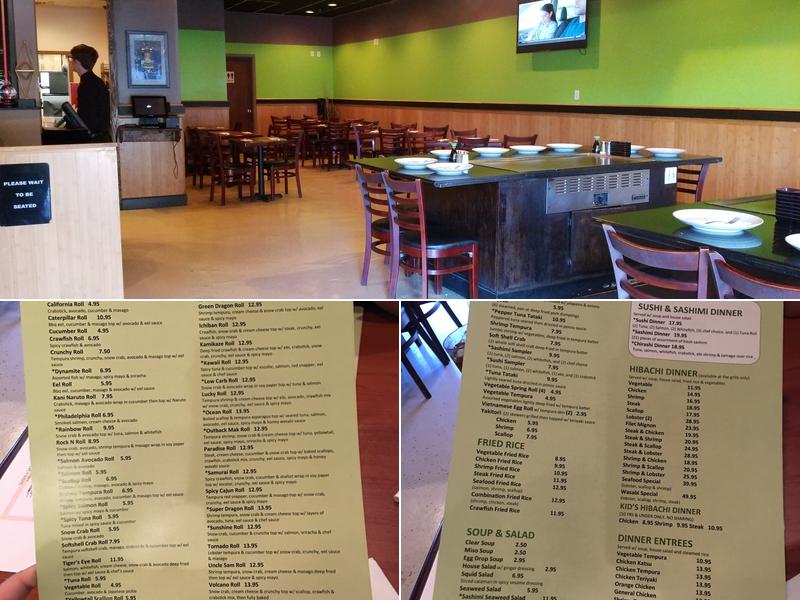 Wasabi - Japanese Cuisine Menu