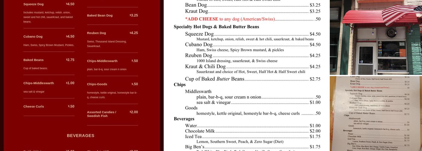 The Squeeze-In Menu