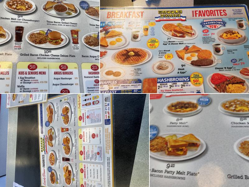 Waffle House Menu