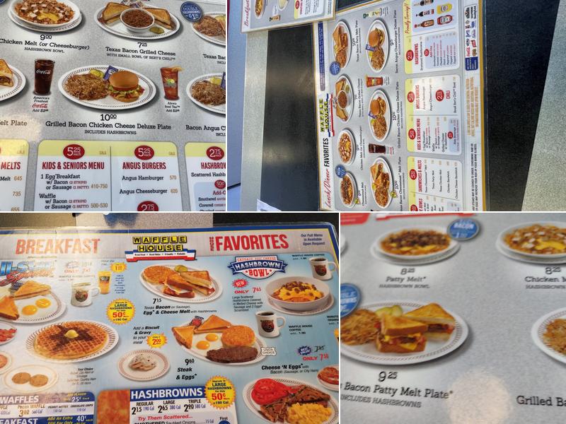 Waffle House Menu