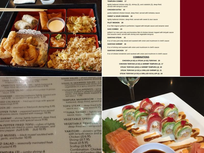 Saki Menu