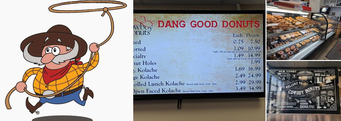 Cowboy Donuts Menu