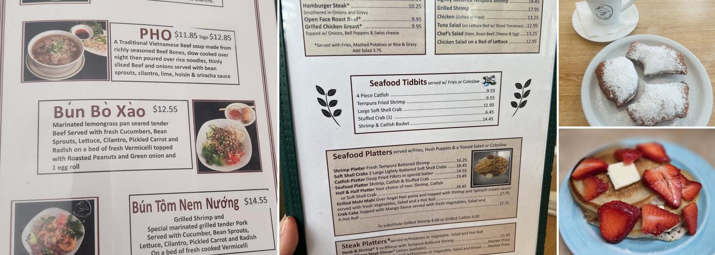 Rusty Pelican Menu