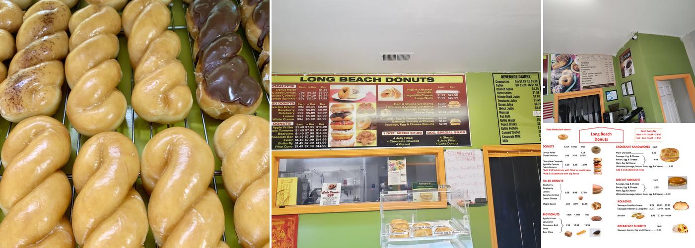 Long Beach Donuts Menu