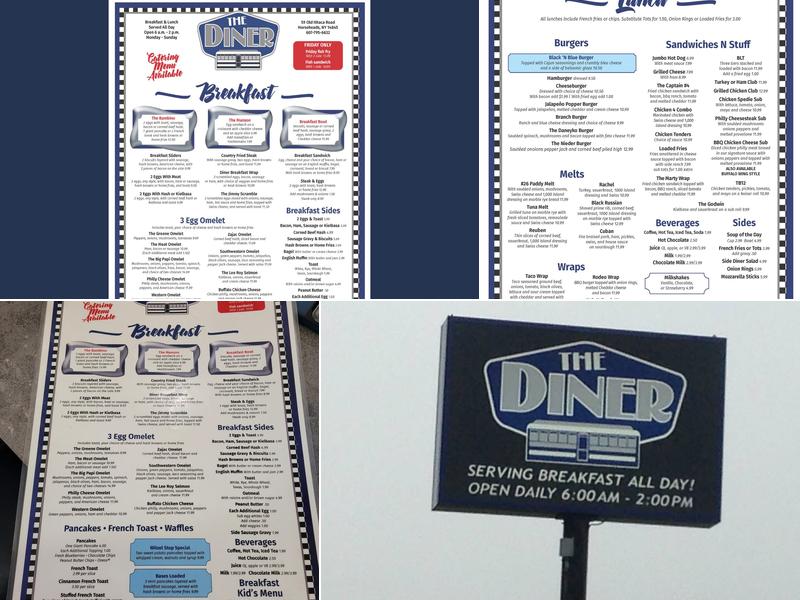 The Diner Menu