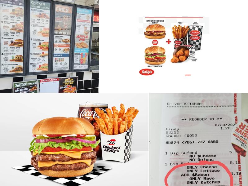 Checkers Menu