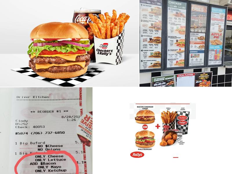 Checkers Menu
