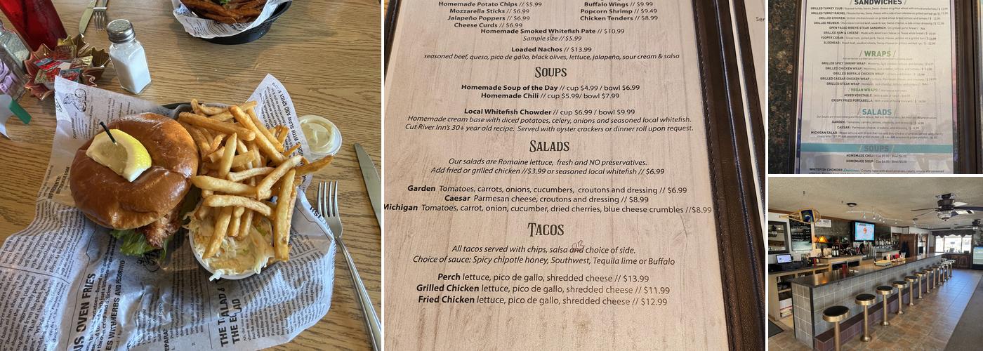 Cut River Inn Menu